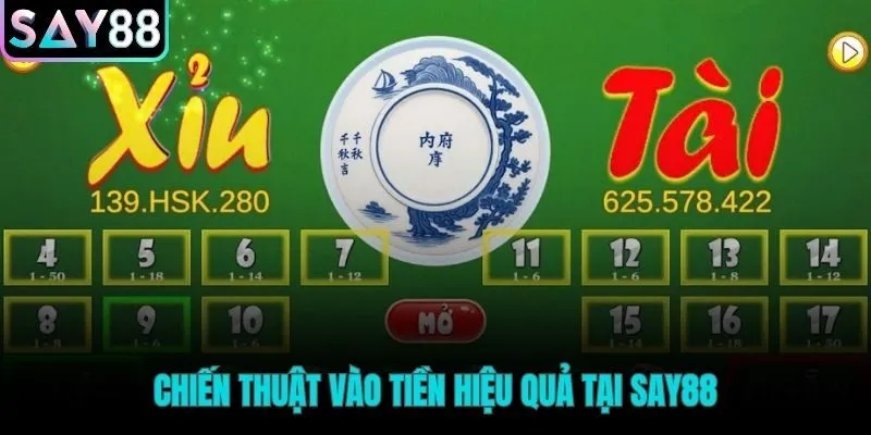 Vào tiền hiệu quả khi chơi tài xỉu tại cổng game