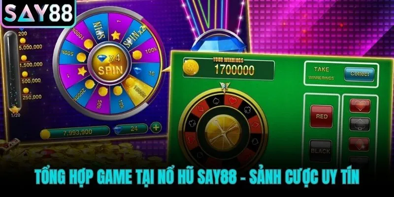 Sảnh game nổ hũ Say88 quy tụ các nhà phát hành danh tiếng