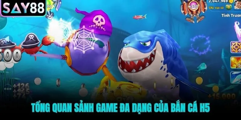Nhiều sảnh game với các phong cách phiêu lưu độc đáo